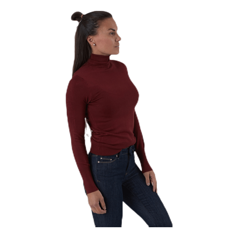 ONLY Venice L/S Rollneck Pullover Knt Red 4 ONLY Venice L/S Rollneck Pullover Knt Red - Image 2