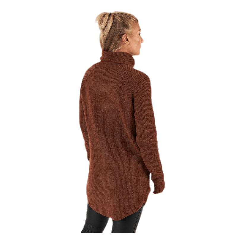 Pieces Ellen Ls Long Knit Brown 5 Pieces Ellen Ls Long Knit Brown - Image 3