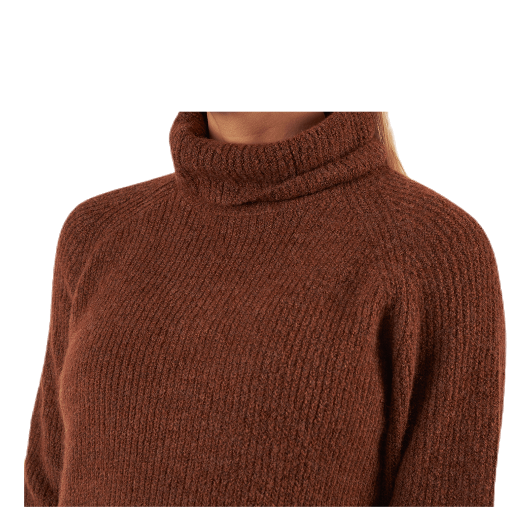 Pieces Ellen Ls Long Knit Brown 6 Pieces Ellen Ls Long Knit Brown - Image 4