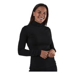 Pieces Irene Ls Rollneck Top Black