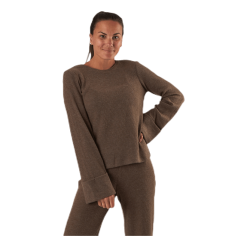 Pieces Ermione Ls Top Beige