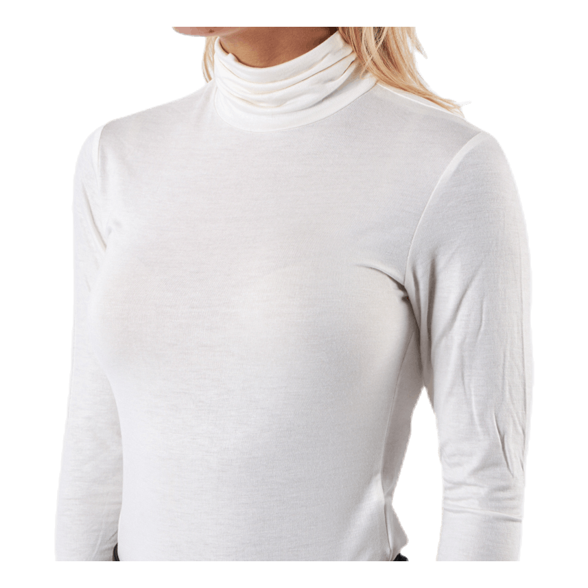 ONLY Lela Life L/S Rollneck Top Jrs White 6 ONLY Lela Life L/S Rollneck Top Jrs White - Image 4