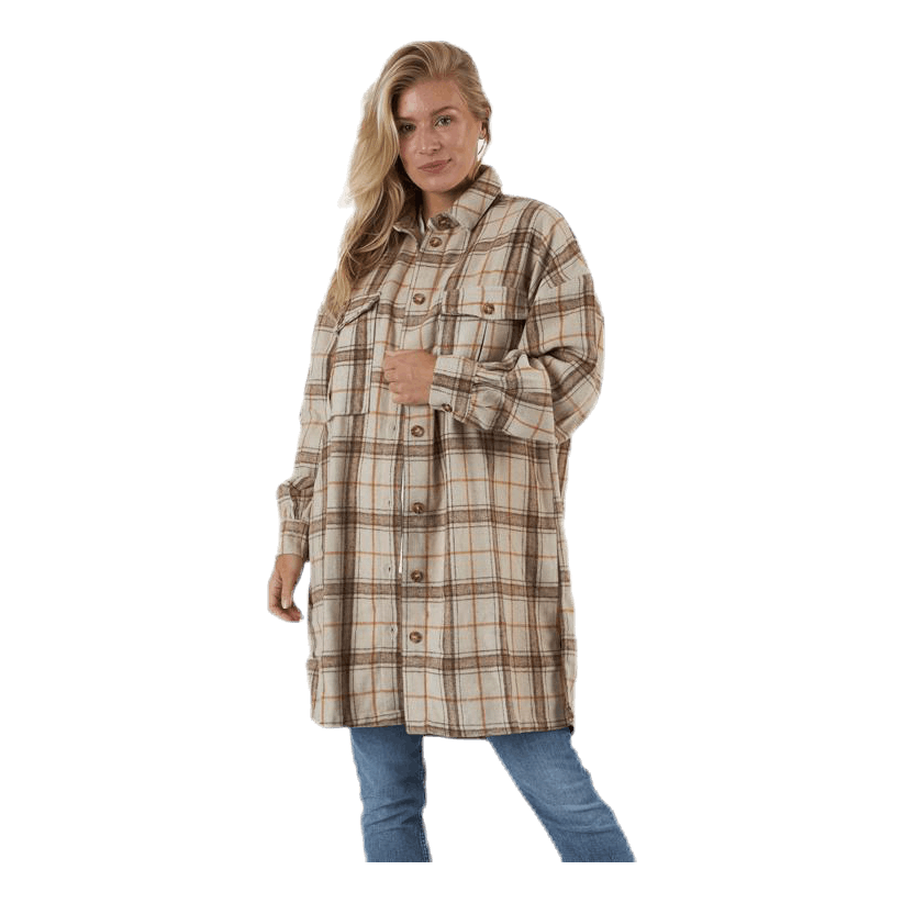 Pieces Lis Long Shacket D2D Beige 4 Pieces Lis Long Shacket D2D Beige - Image 2