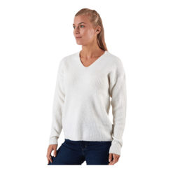 ONLY Camilla V-Neck L/S Pullover Knt White -Takit Myyntikauppa 5714920596172 002 ddd6c00a769b42fda0a6e11299a91fce