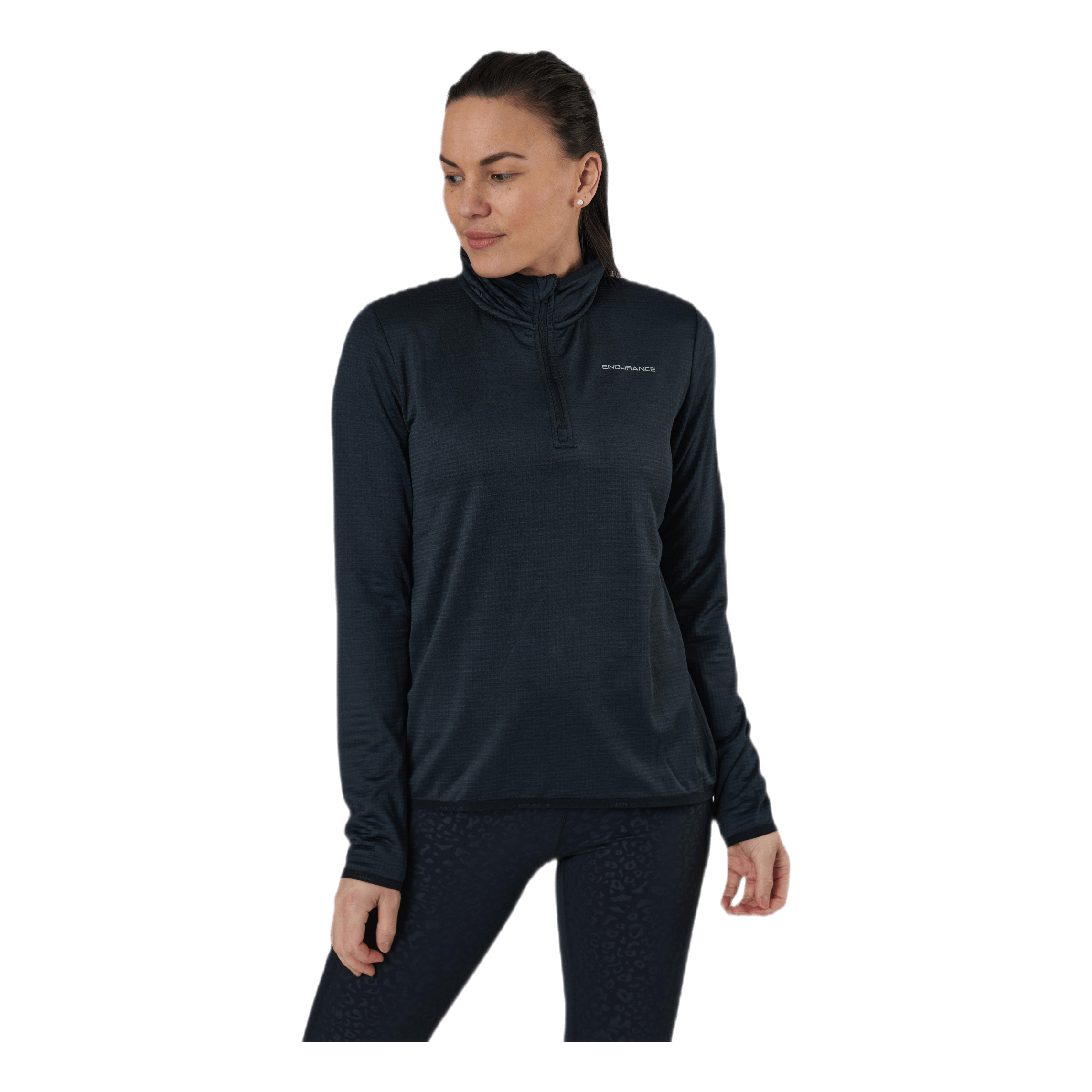 Endurance Vironic W Waffle Melange Loose Svart 3 Endurance Vironic W Waffle Melange Loose Svart