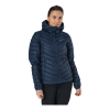 Peak Performance W Frost Down Hood Jacket Blue Shadow