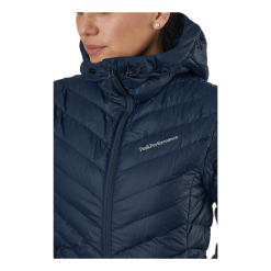 Peak Performance W Frost Down Hood Jacket Blue Shadow -Takit Myyntikauppa 60469 66 004