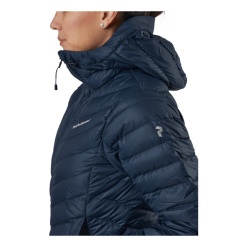 Peak Performance W Frost Down Hood Jacket Blue Shadow -Takit Myyntikauppa 60469 66 005