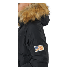 Svea W. Loose Fur Hood Coat Black 12 Svea W. Loose Fur Hood Coat Black -Takit Myyntikauppa 60471 08 005