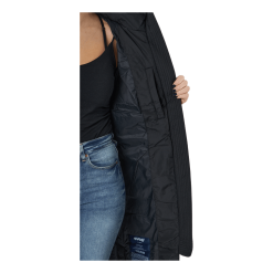 Svea W. Loose Fur Hood Coat Black 13 Svea W. Loose Fur Hood Coat Black -Takit Myyntikauppa 60471 08 006