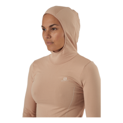 Salomon Comet Seamless Hoody W Sirocco/shell -Takit Myyntikauppa 60485 10 004