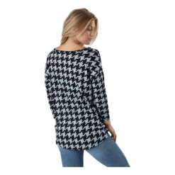 ONLY Onlelcos 4/5 Aop Top Jrs Noos Light Grey Melange -Takit Myyntikauppa 60508 86 003