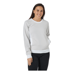 Timberland Linear Logo Sleeve Crew White Sand