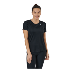 Nike Dri-FIT Race Women's Short-Sleeve Running Top BLACK/REFLECTIVE SILV