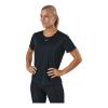 Nike Dri-FIT One Women's Standard Fit Short-Sleeve Top BLACK/WHITE