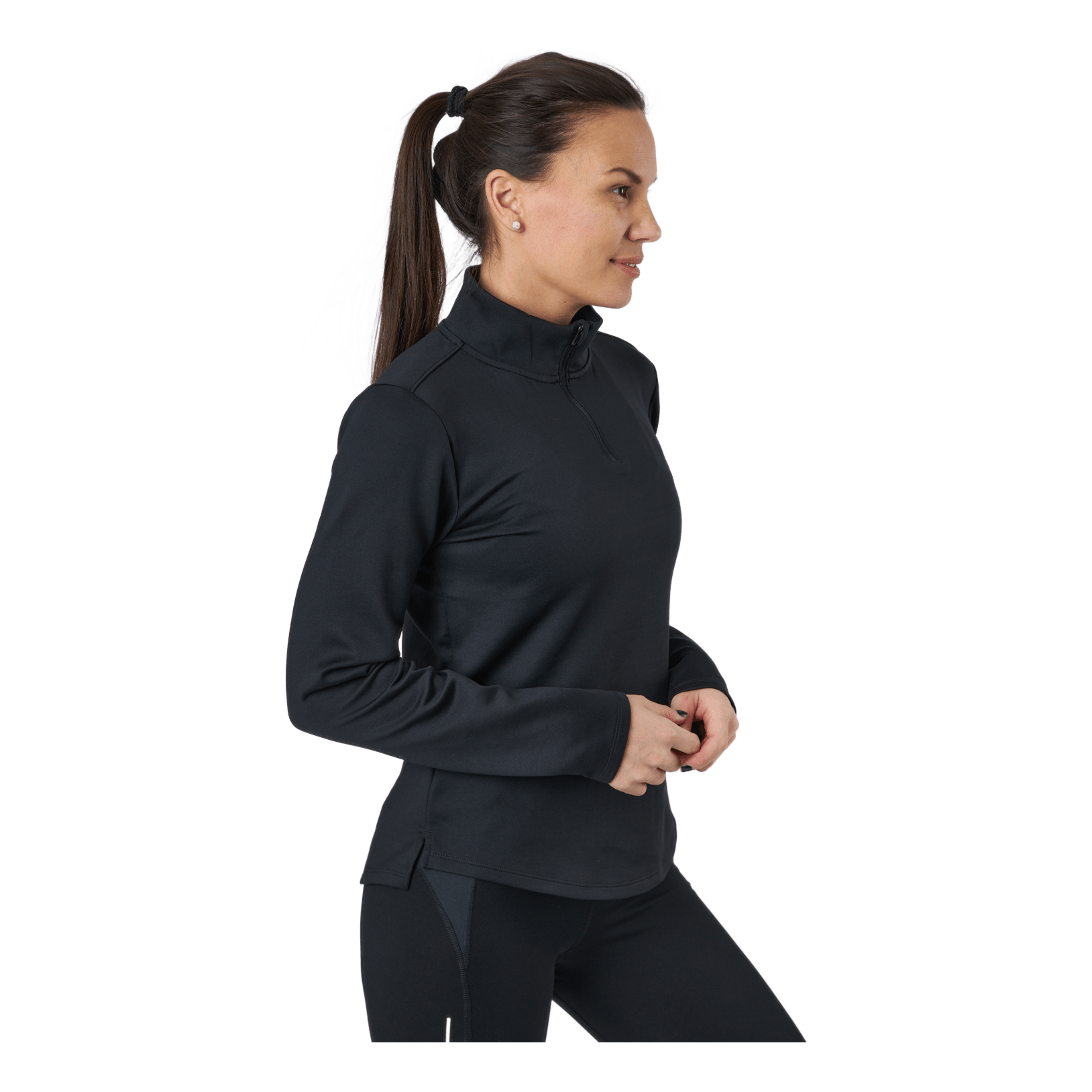 Nike Therma-fit One Women's Long-sl Black/white 4 Nike Therma-fit One Women's Long-sl Black/white - Image 2