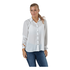 ONLY Onlcloudy Ls Shirt Wvn Cloud Dancer