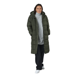 ONLY Onlcammie Long Quilted Coat Ot Forest Night