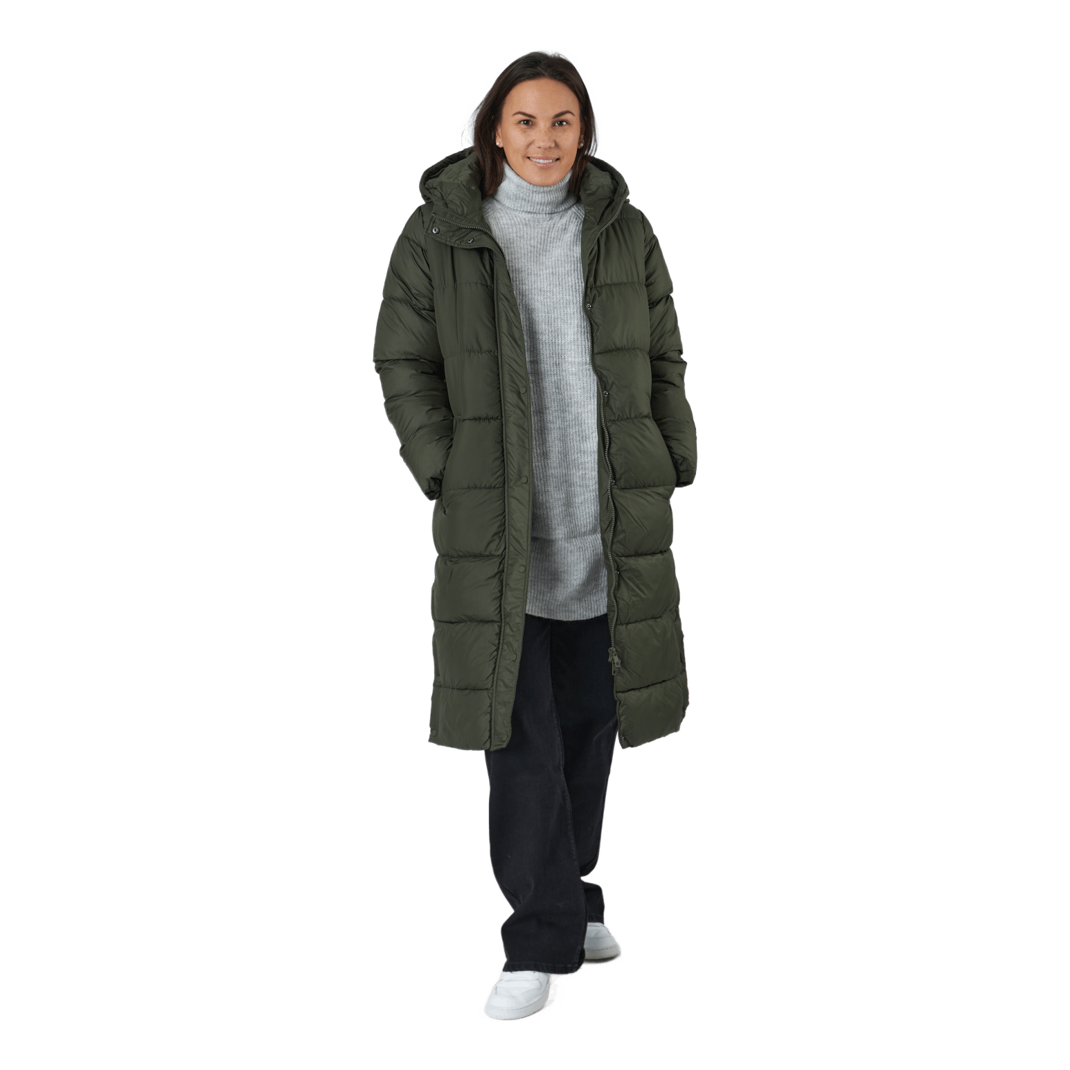 ONLY Onlcammie Long Quilted Coat Ot Forest Night 3 ONLY Onlcammie Long Quilted Coat Ot Forest Night