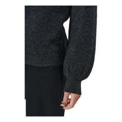 Pieces Pcperla Ls Knit Bc Dark Grey Melange -Takit Myyntikauppa 60522 76 004