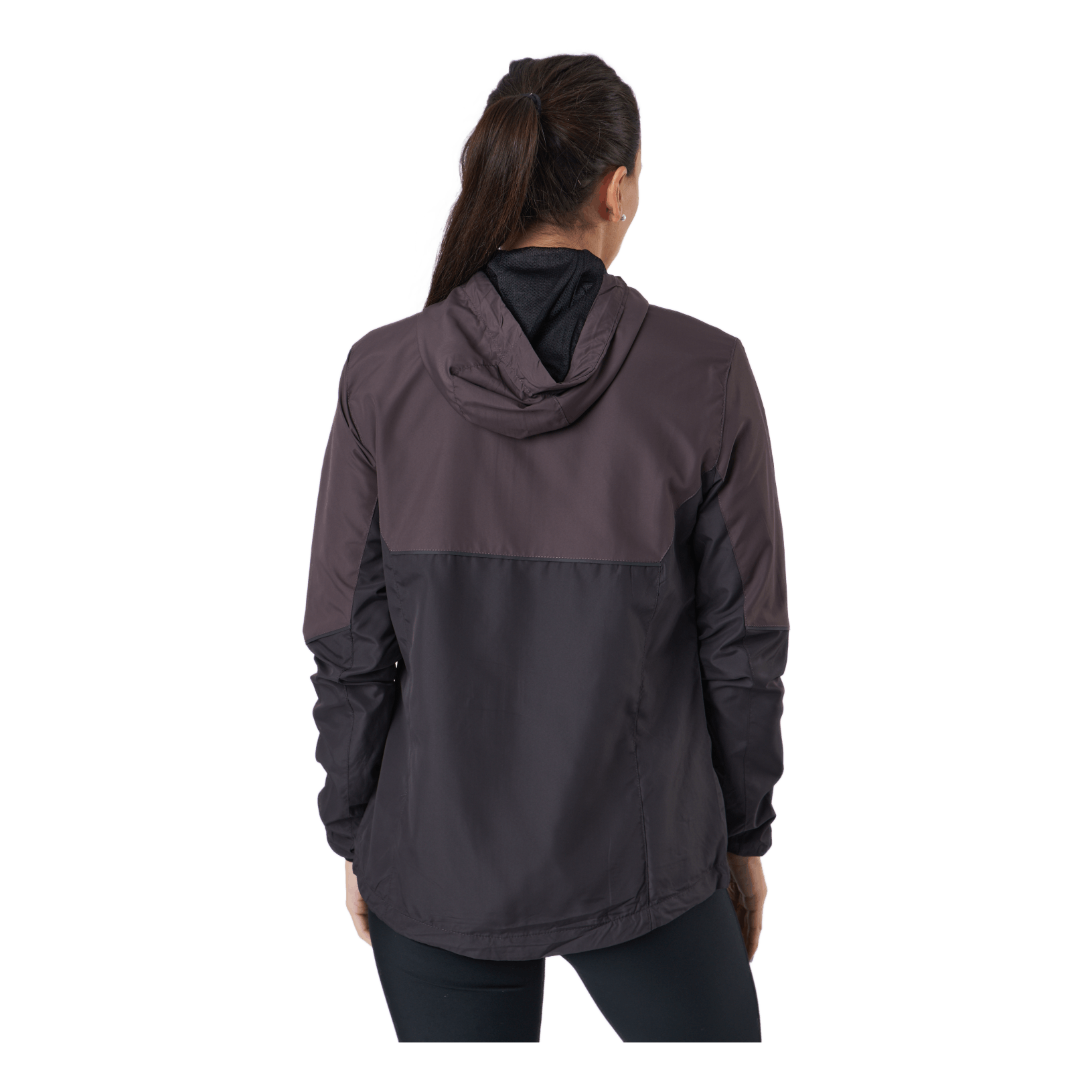 Endurance Lassie W Running Jacket With H Black Bean 5 Endurance Lassie W Running Jacket With H Black Bean - Image 3