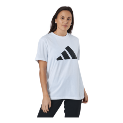 Adidas Sportswear Three Bar T-Shirt White