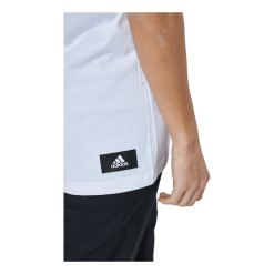 Adidas Sportswear Three Bar T-Shirt White -Takit Myyntikauppa 60538 27 005