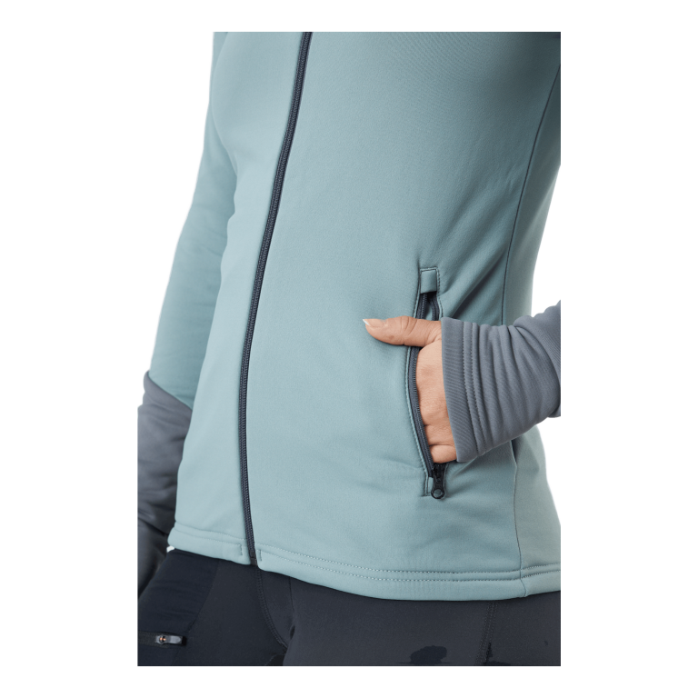 Peak Performance W Rider Zip Hood Ashen Green/quiet Grey 7 Peak Performance W Rider Zip Hood Ashen Green/quiet Grey - Image 5