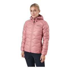 Peak Performance W Helium Down Hood Jacket Warm Blush