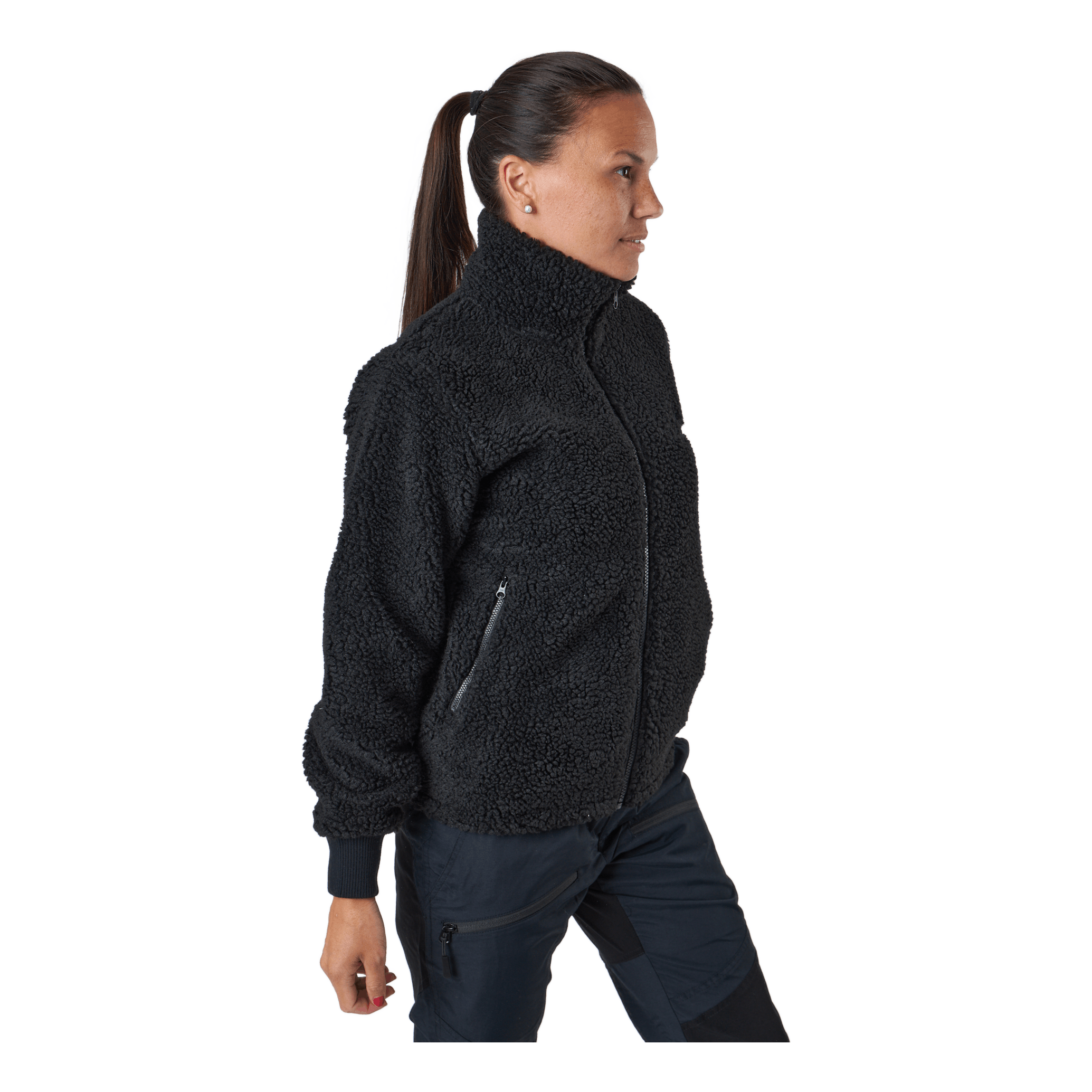 Peak Performance W Original Pile Zip Black 4 Peak Performance W Original Pile Zip Black - Image 2