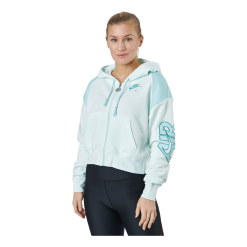 Nike Air Women's Full-zip Flee Barely Green/light Dew/washed