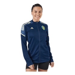 ADIDAS Svff Tk Jkt W Team Navy Blue/easy Yellow