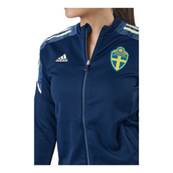 ADIDAS Svff Tk Jkt W Team Navy Blue/easy Yellow -Takit Myyntikauppa 60611 13 004