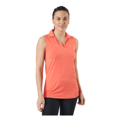 PUMA Golf W Cloudspun Coast Sl Polo Hot Coral Heather