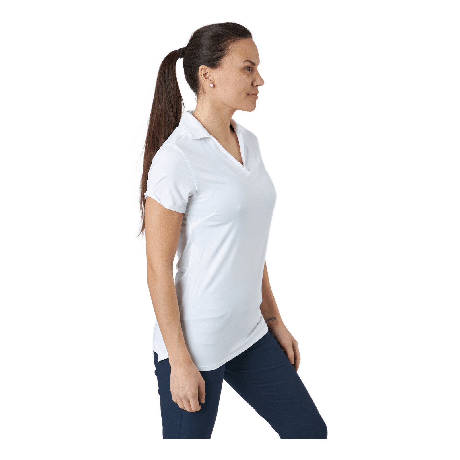 PUMA Golf W Cloudspun Coast Polo Bright White 4 PUMA Golf W Cloudspun Coast Polo Bright White - Image 2