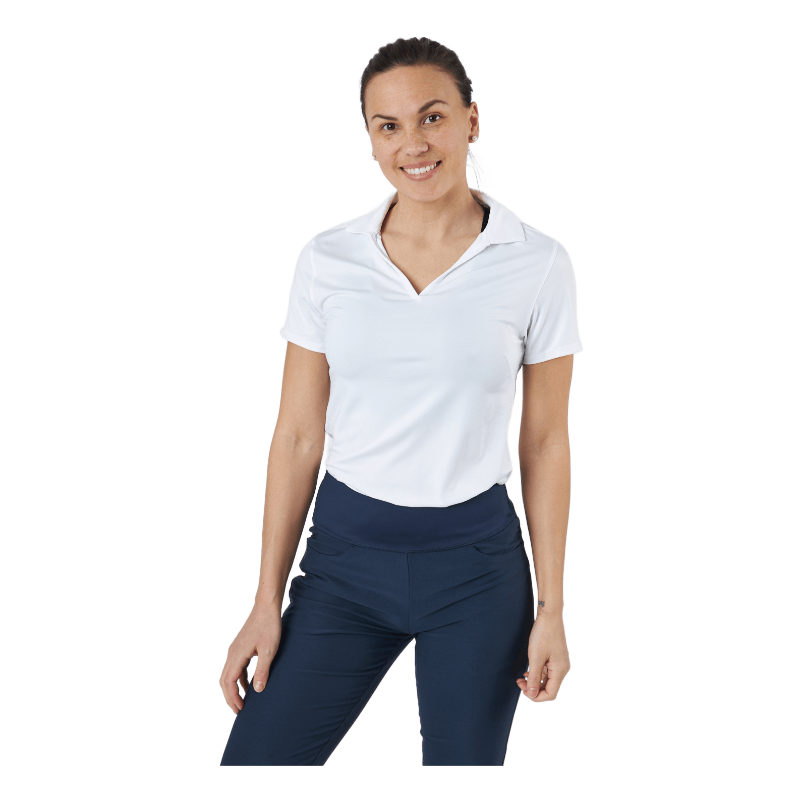 PUMA Golf W Cloudspun Coast Polo Bright White 8 PUMA Golf W Cloudspun Coast Polo Bright White - Image 6