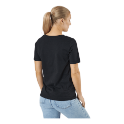 Pieces Pcria Ss V-neck Solid Tee Bc Black -Takit Myyntikauppa 60672 78 003