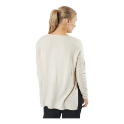 ONLY Onlamalia L/s V-neck Pullover Pumice Stone -Takit Myyntikauppa 60673 01 003