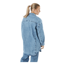 ONLY Onlkasia Ls Os Shirt Dnm Bj No Medium Blue Denim -Takit Myyntikauppa 60684 56 003