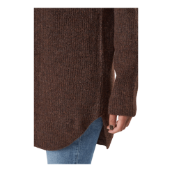 Pieces Ellen Ls Long Knit Chicory Coffee -Takit Myyntikauppa 60702 82 005