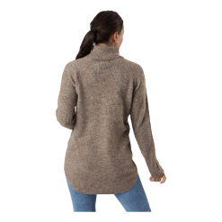 Pieces Ellen Ls Long Knit Fossil -Takit Myyntikauppa 60702 83 003