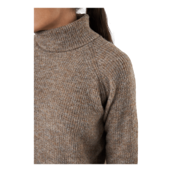 Pieces Ellen Ls Long Knit Fossil -Takit Myyntikauppa 60702 83 004