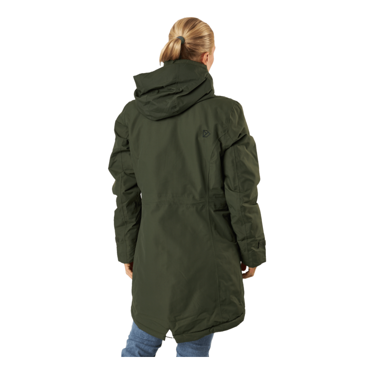 DIDRIKSONS Tanja Wns Parka 6 Green 5 DIDRIKSONS Tanja Wns Parka 6 Green - Image 3
