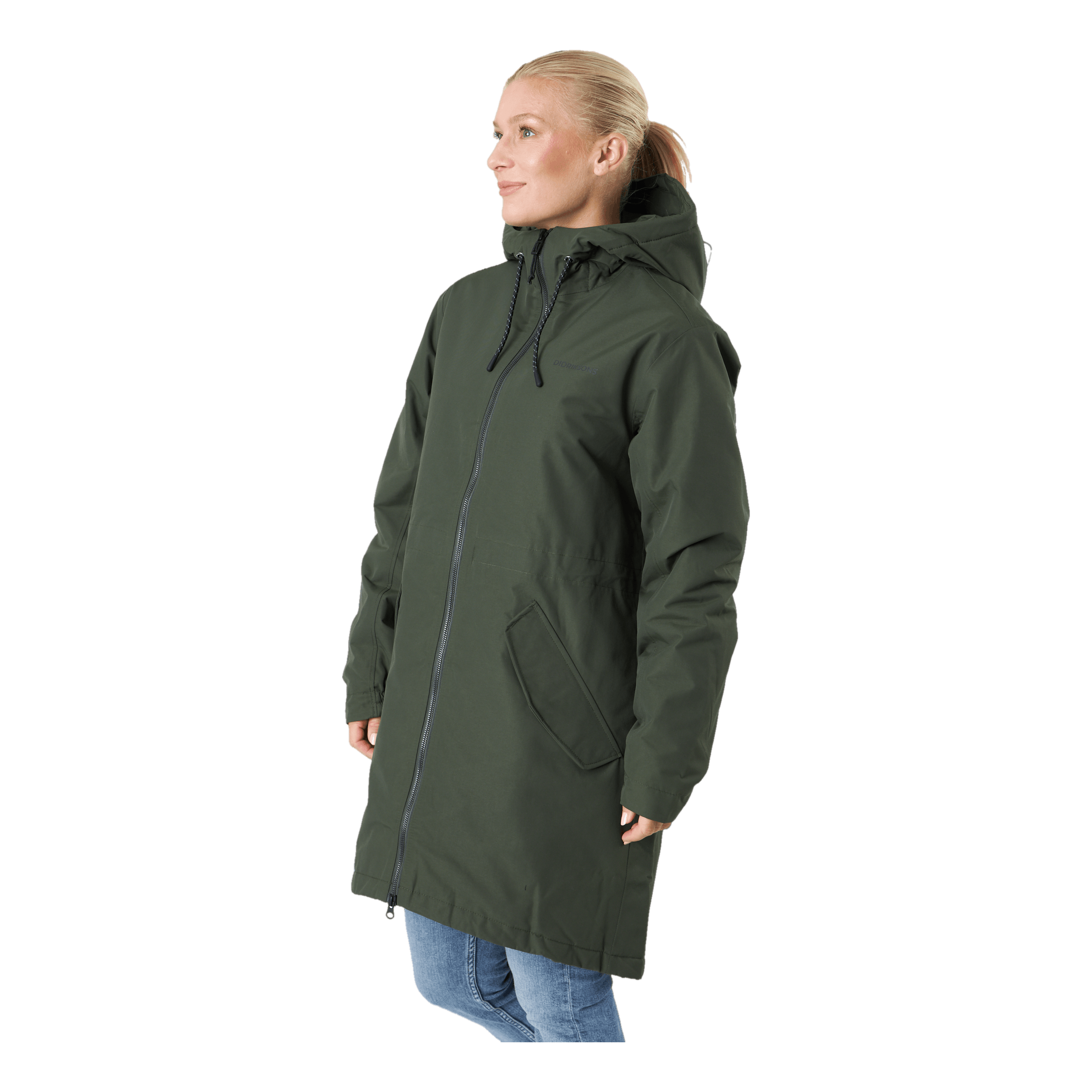 DIDRIKSONS Marta-lisa Wns Parka Green 4 DIDRIKSONS Marta-lisa Wns Parka Green - Image 2