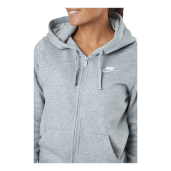 Nike Sportswear Club Fleece Women's Full-Zip Hoodie DK GREY HEATHER/WHITE 9 Nike Sportswear Club Fleece Women's Full-Zip Hoodie DK GREY HEATHER/WHITE -Takit Myyntikauppa 60737 82 004