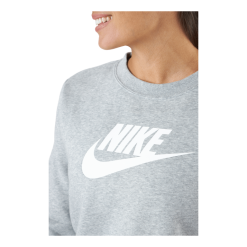 Nike Sportswear Club Fleece Women's Crew DK GREY HEATHER/WHITE -Takit Myyntikauppa 60737 93 004