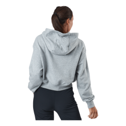 Nike Sportswear Club Fleece Women's Cropped Hoodie DK GREY HEATHER/WHITE -Takit Myyntikauppa 60737 95 003