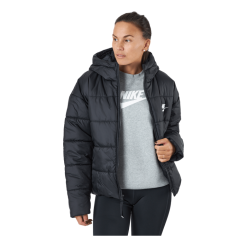 Nike W Nsw Syn Tf Rpl Hd Jkt Black/black/white -Takit Myyntikauppa 60737 97 006