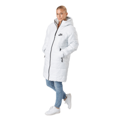 Nike W Nsw Syn Tf Rpl Hd Parka Summit White/summit White/blac
