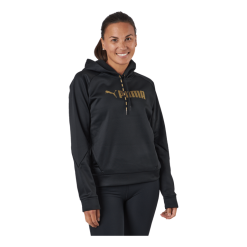 Puma Fit Tech Knit Po Hoodie Puma Black-metallic Gold